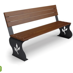 Bench with backrest type 20
