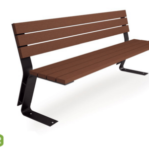 Bench with backrest type 27